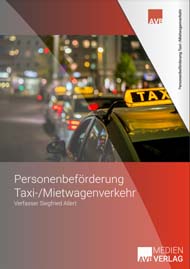 AVB Bibliothek Cover Personenbeförderung Taxi-/Mietwagen